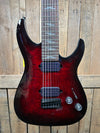 Schecter Omen Elite 7-String Electric Guitar-Black Cherry Burst (Pre-Owned)