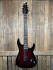 Schecter Omen Elite 7-String Electric Guitar-Black Cherry Burst (Pre-Owned)