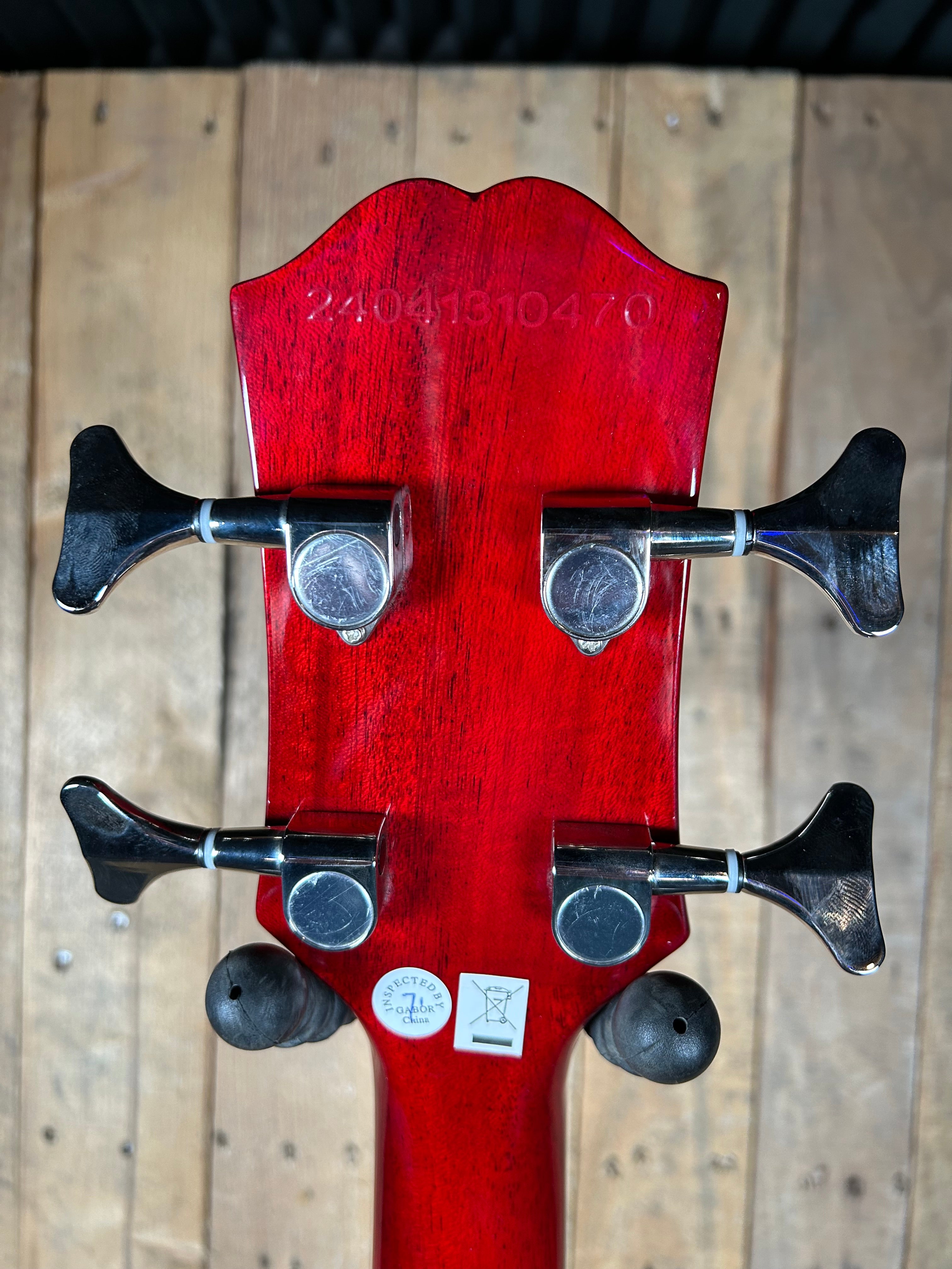 Epiphone Newport Bass Guitar- Cherry – Maxwell's House of Music