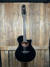 Yamaha APX700II-12 Thinline 12-String Cutaway Acoustic-Electric Guitar Black