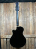 Yamaha APX700II-12 Thinline 12-String Cutaway Acoustic-Electric Guitar Black