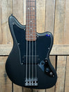 Squier Affinity Series Jaguar Charcoal Frost Metallic with Indian Laurel Fingerboard