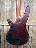 Ibanez SRH505F Fretless Bass Guitar - Natural Browned Burst Flat