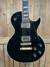Ibanez Super '70s Les Paul Custom Copy Electric Guitar-Black w/Hardcase (Pre-Owned)