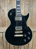 Ibanez Super '70s Les Paul Custom Copy Electric Guitar-Black w/Hardcase (Pre-Owned)