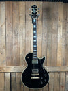 Ibanez Super '70s Les Paul Custom Copy Electric Guitar-Black w/Hardcase (Pre-Owned)