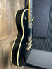 Ibanez Super '70s Les Paul Custom Copy Electric Guitar-Black w/Hardcase (Pre-Owned)