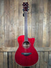Yamaha FSC-TA TransAcoustic Concert Cutaway Acoustic-electric Guitar - Ruby Red