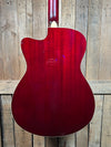 Yamaha FSC-TA TransAcoustic Concert Cutaway Acoustic-electric Guitar - Ruby Red