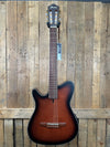 Ibanez FRH10N Thinline Left-handed Nylon Acoustic-electric Guitar - Brown Sunburst
