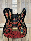Fender James Burton Telecaster - Red Paisley Flames w/Hardcase (Pre-Owned)