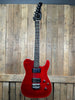 G&L ASAT Deluxe Tribute Series HH Tele Electric Guitar- Red w/Gigbag (Pre-Owned)