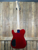 G&L ASAT Deluxe Tribute Series HH Tele Electric Guitar- Red w/Gigbag (Pre-Owned)