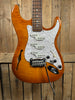 G&L Fullerton Deluxe Comanche Thinline Electric Guitar- Honeyburst w/Hardcase (Pre-Owned)
