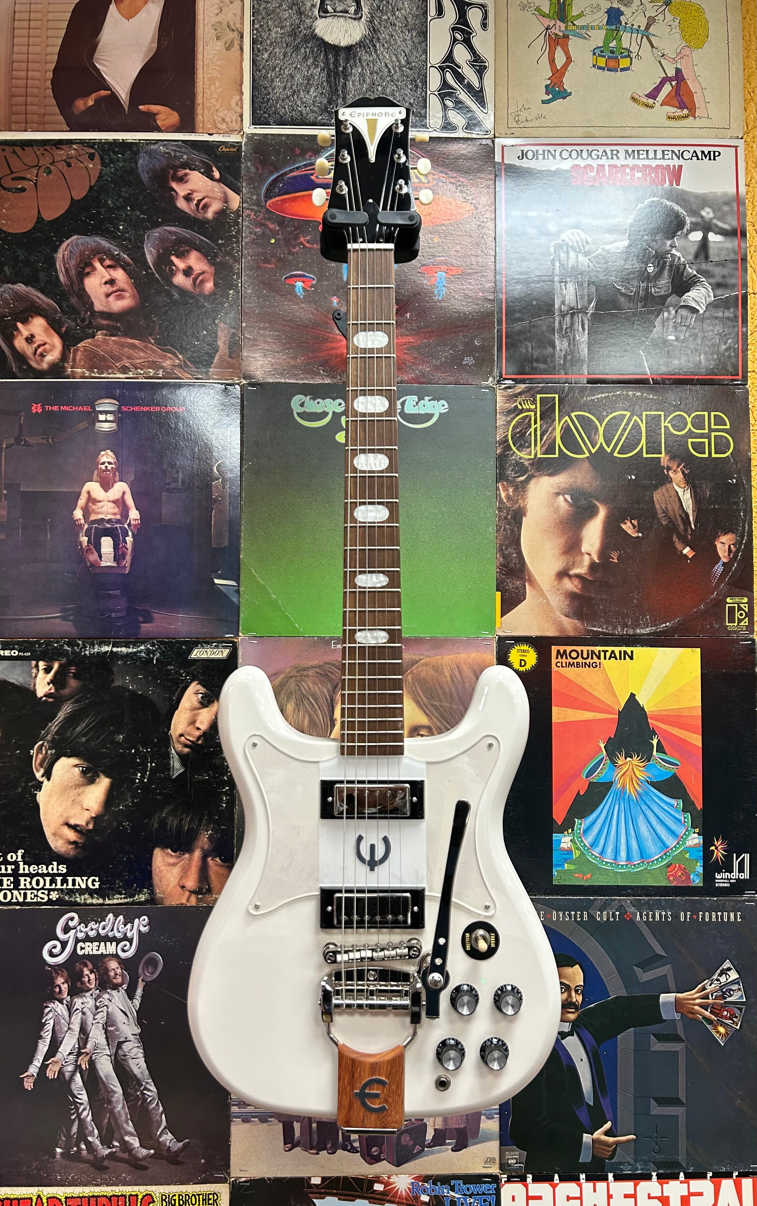 Epiphone Crestwood Custom (Tremotone) Electric Guitar - Polaris White