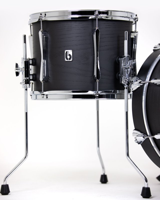 British Drum Co. IMP-16-CB Imp Club Kit - Black Ash 16"