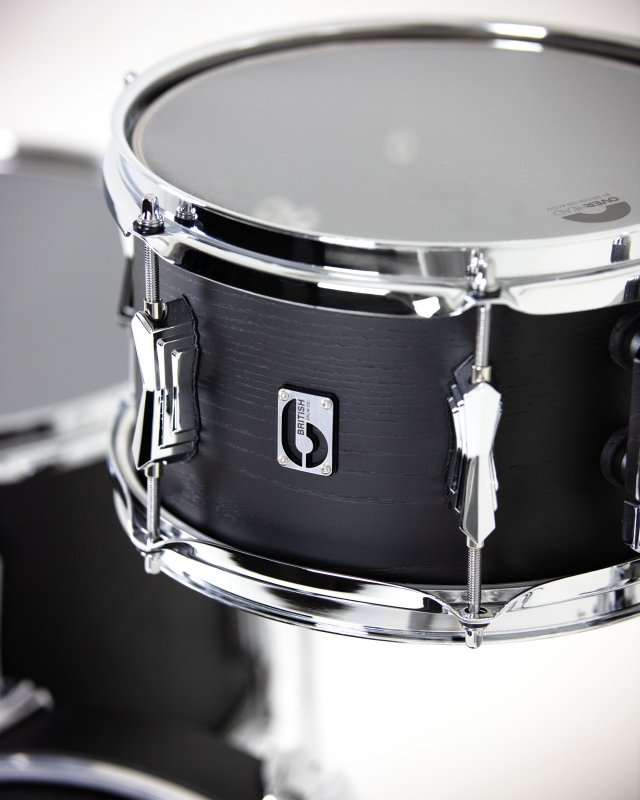 British Drum Co. IMP-16-CB Imp Club Kit - Black Ash 16"