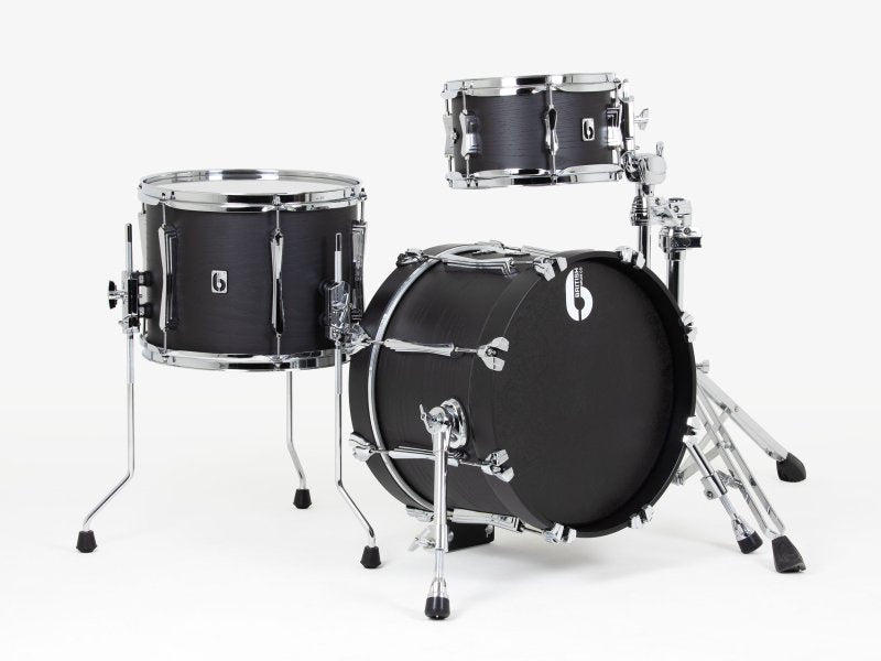 British Drum Co. IMP-16-CB Imp Club Kit - Black Ash 16"