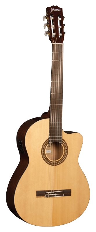 Jasmine JC25CE-NAT Classical Nylon String Acoustic Electric Guitar - Natural Finish