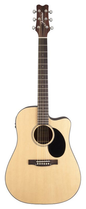 Jasmine JD36CE-NAT Dreadnought Acoustic Electric Guitar - Natural Finish