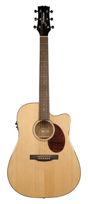 Jasmine JD37CE-NAT Dreadnought Acoustic Electric Guitar - Natural Finish