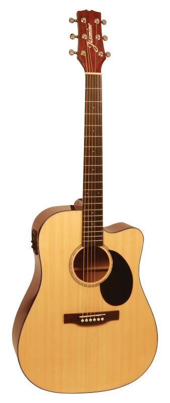 Jasmine JD39CE-NAT Dreadnought Acoustic Electric Guitar - Natural Finish