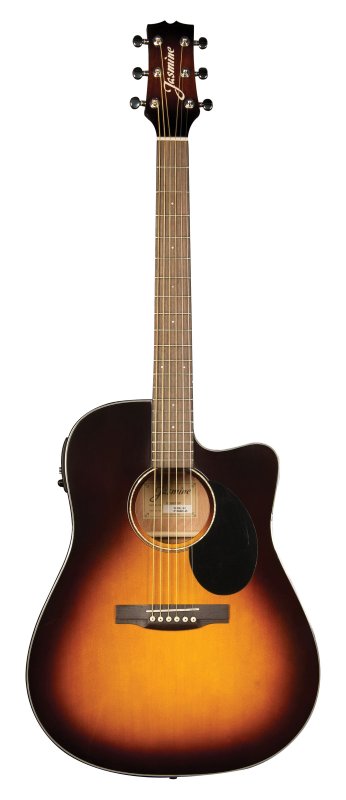 Jasmine JD39CE-SB Dreadnought Acoustic Electric Guitar - Sunburst Finish