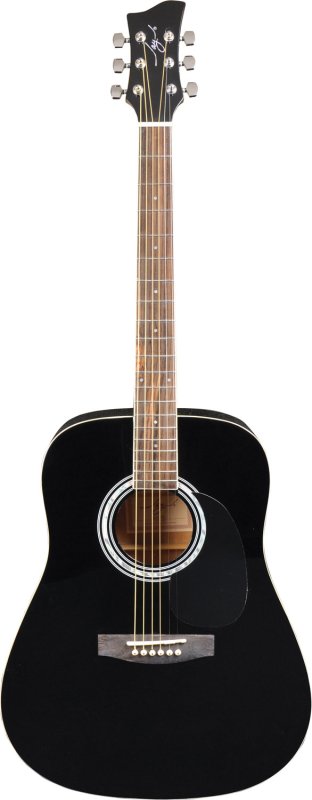 Jay Turser USA Jay Turser JJ45-PAK-BK-A Jay Jr Series 3/4 Size Dreadnought Acoustic Guitar Pack - Black