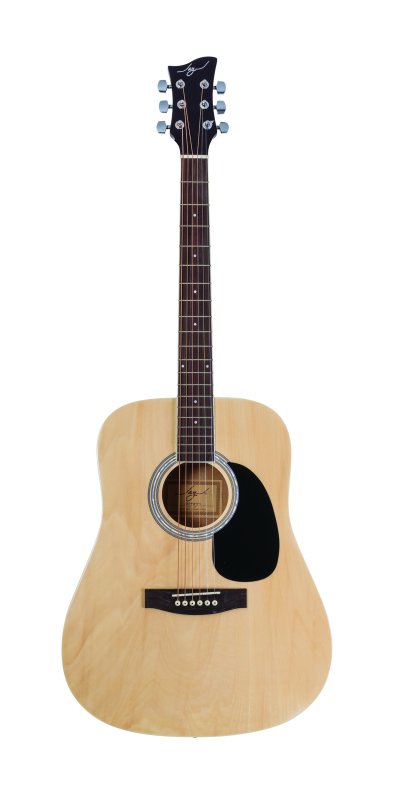 Jay Turser USA JJ45-PAK-N-A-U Jay Turser JJ45-N-A Jay Jr Series Dreadnought Acoustic Guitar - Natural