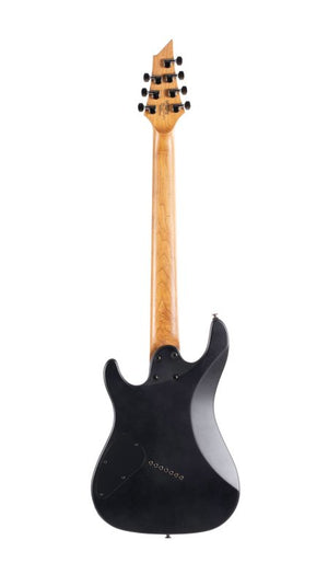 Cort Guitars KX307MSOPBK-U KX Series Multi-Scale 7-String Electric Guitar - Open Pore Black