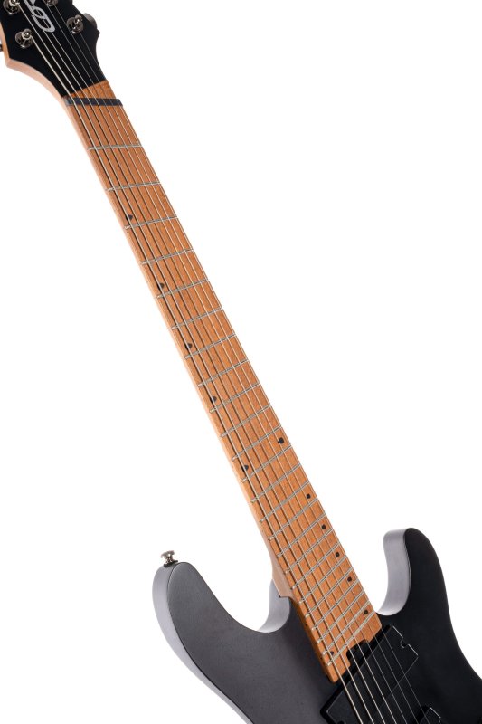 Cort Guitars KX307MSOPBK-U KX Series Multi-Scale 7-String Electric Guitar - Open Pore Black