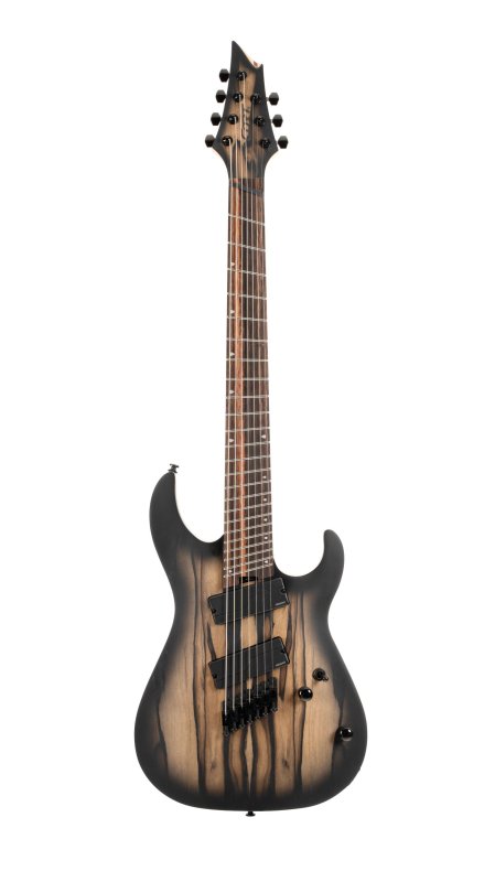 Cort Guitars Cort KX507MS-NBB KX Series Pale Moon 7-String Multi-Scale Electric Guitar - Natural Black Burst