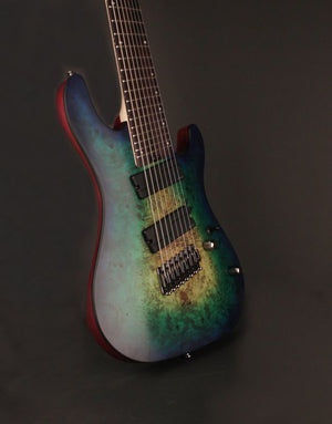 Cort Guitars KX508MSMBB-U Cort KX508MS KX Series 8 String Electric Guitar - Mariana Blue Burst