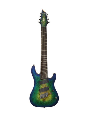 Cort Guitars KX508MSMBB-U Cort KX508MS KX Series 8 String Electric Guitar - Mariana Blue Burst