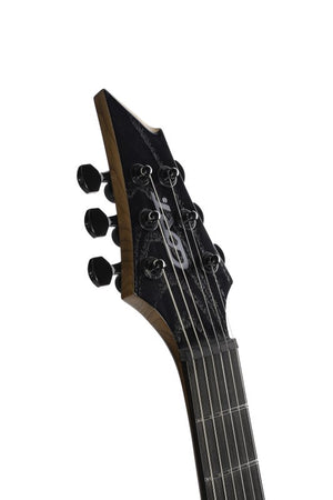 Cort Guitars Cort KX700OPBK KX Series Evertune Double Cutaway Electric Guitar - Open Pore Black