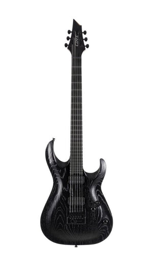 Cort Guitars Cort KX700OPBK KX Series Evertune Double Cutaway Electric Guitar - Open Pore Black