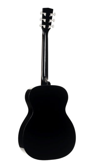 Cort Guitars Cort L60BK Luce Series L60 Orchestra Acoustic Guitar - Black Gloss