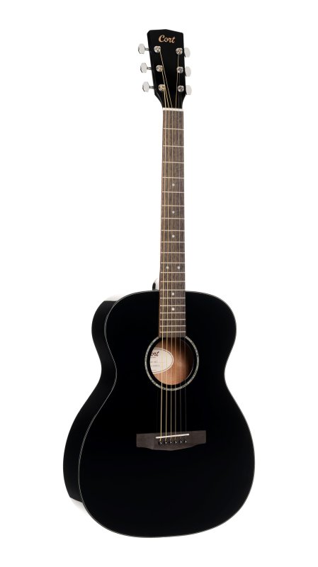 Cort Guitars Cort L60BK Luce Series L60 Orchestra Acoustic Guitar - Black Gloss