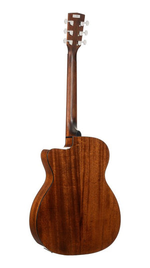 Cort Guitars L60CENAT-U Cort L60BK Luce Series L60 Orchestra Cutaway Acoustic Electric Guitar - Natural Gloss