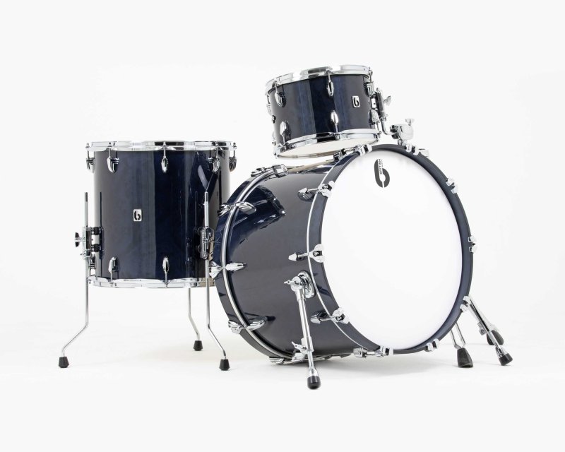 British Drum Co. LEG-22-CB-BW Legend Series Club 22 Kit - Blackwater (12", 16", 22")