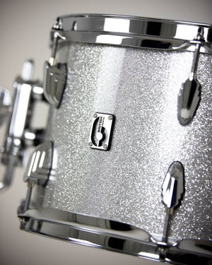 British Drum Co. LEG-22-CB-SHS Legend Series Club 22 Kit - Sheffield Silver (12", 16", 22")
