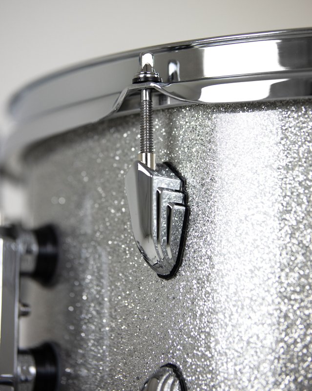 British Drum Co. LEG-22-CB-SHS Legend Series Club 22 Kit - Sheffield Silver (12", 16", 22")