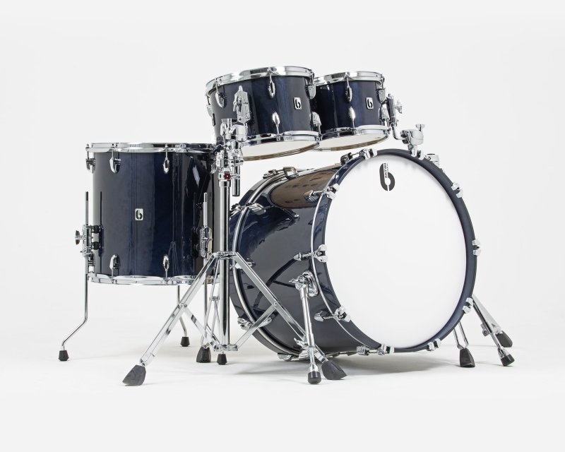 British Drum Co. LEG-22-FS-BW Legend Series Fusion 22 Kit - Blackwater (10", 12", 16", 22")