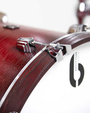 British Drum Co. LEG-22-FS-RDL Legend Series Fusion 22 Kit - Redlands (10", 12", 16", 22")