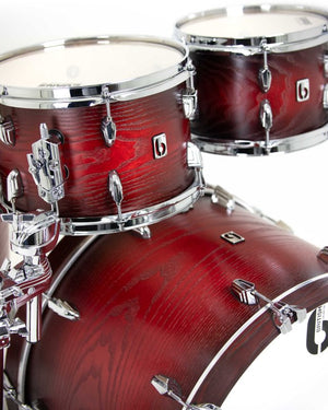 British Drum Co. LEG-22-FS-RDL Legend Series Fusion 22 Kit - Redlands (10", 12", 16", 22")