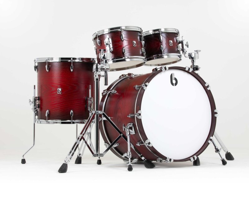 British Drum Co. LEG-22-FS-RDL Legend Series Fusion 22 Kit - Redlands (10", 12", 16", 22")