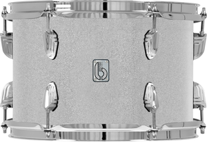 British Drum Co. LEG-22-FS-SHS Legend Series Fusion 22 Kit - Sheffield Silver (10", 12", 16", 22")
