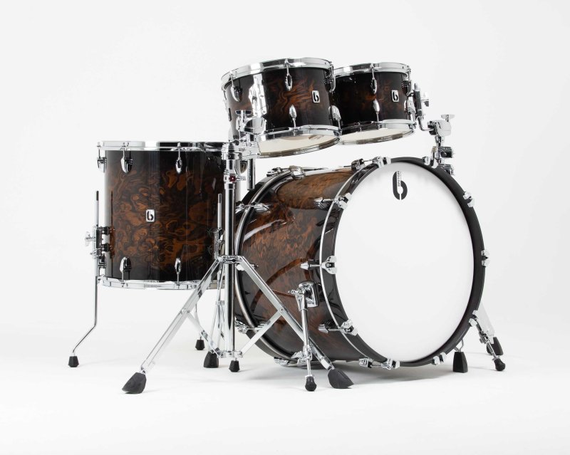 British Drum Co. LEG-22-FS-WDG Legend Series Fusion 22 Kit - Windsor Dark Ultra (10", 12", 16", 22")