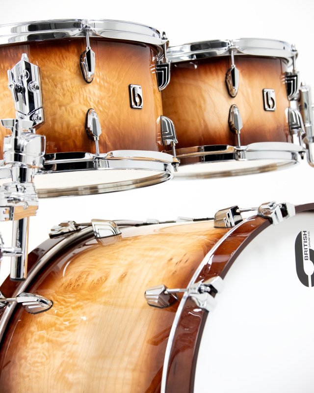 British Drum Co. British Drum Co LEG-MBX-22-FS-BF Legend MBX Fusion 22 Kit - Burghley Fudge