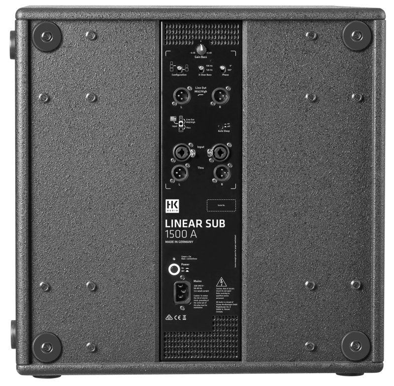 HK Audio HK LINEAR-SUB-1500-A 1200 Watt 15" Active Subwoofer